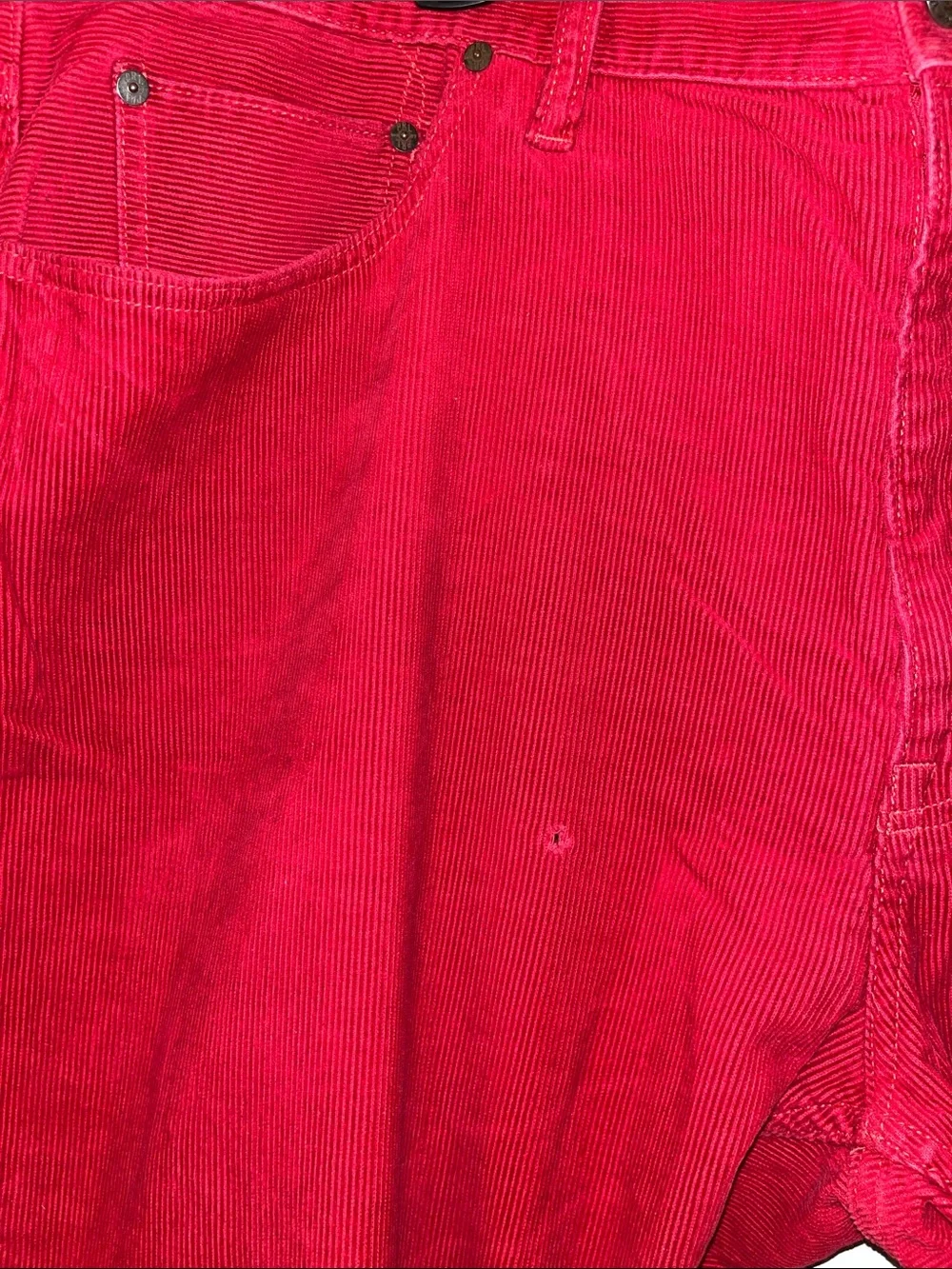 Polo Ralph Lauren Red Corduroy Pants - Bold Red Trousers